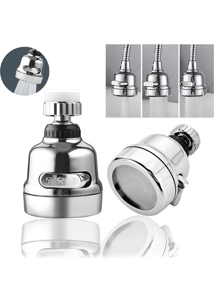 Superman Store* 360 Derece Dönebilen Mutfak Musluk Havalandırıcı Ayarlanabilir Mod Püskürtücü Filtre Difüzörü (Yurt Dışından) fiyatları