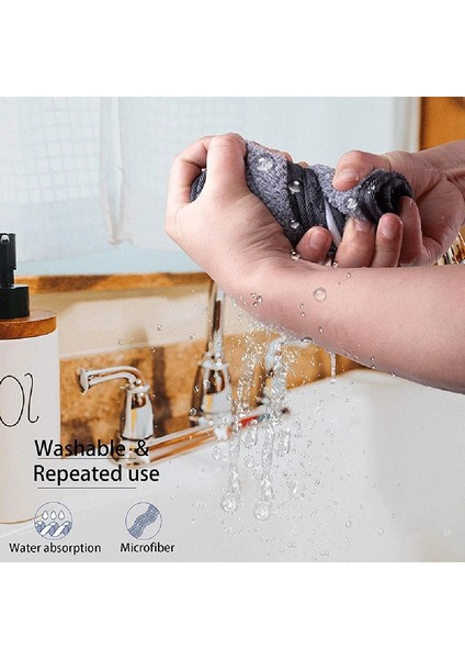 Zoroom 6 Adet Musluk Emici Mat Lavabo Mikrofiber Musluk Sıçrama Koruma Pedi Tezgah Su Lekeleri Önleyici Mutfak Banyo Için (Yurt Dışından) fiyatları