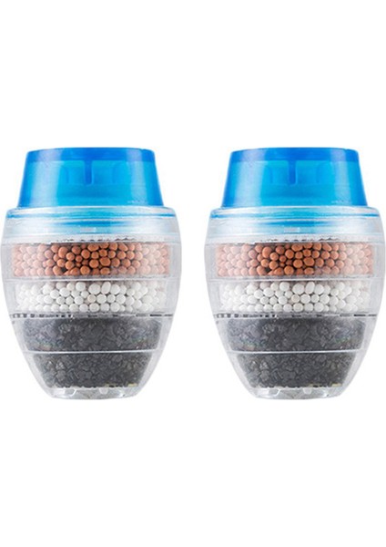 Xhhdqes 2x Aktif Caon Musluk Filtresi Musluk Memesi Su Filtresi Mutfak Musluk Ev Kullanımı Için 5 Katmanlar Filtre Arıtma (Mavi) (Yurt Dışından) fiyatları