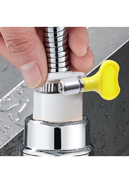 20MM Evrensel Musluk Arayüzü 4 Nokta Kaba Diş Adaptörü Mutfak Banyo Musluk Dönüştürücüler 1 Adet (Yurt Dışından) fırsatları