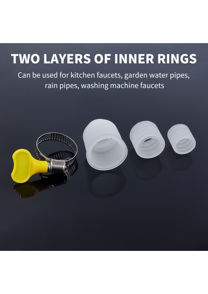 20MM Evrensel Musluk Arayüzü 4 Nokta Kaba Diş Adaptörü Mutfak Banyo Musluk Dönüştürücüler 1 Adet (Yurt Dışından) indirimleri