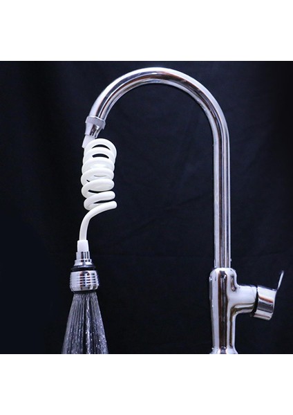 360 Derece Ayarlanabilir Meme Su Tasarrufu Mutfak Musluk Musluk Fıskiye Genişletici (Yurt Dışından)