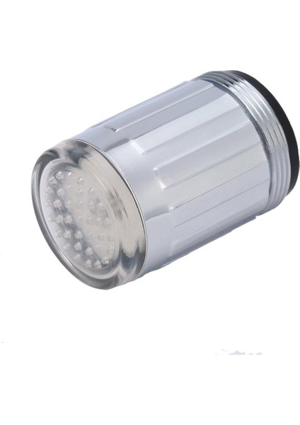 Su Musluğu Glow Duş LED Musluk Işık Sıcaklık Sensörü 3 Renkli Rgb Renkli (Yurt Dışından)