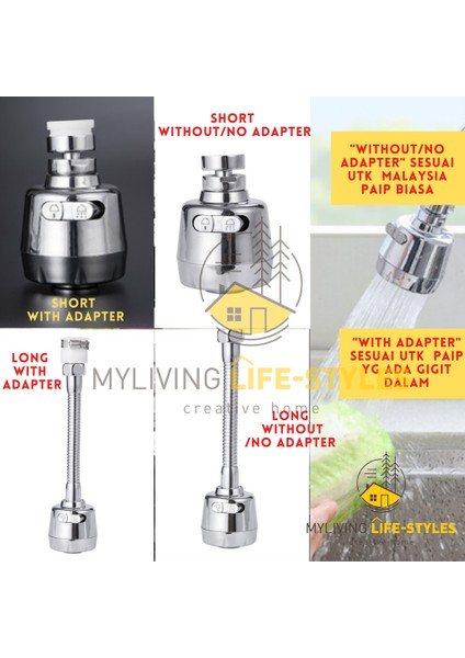 <yeni Gelen> Su Musluğu Uzatma Kafası Mutfak Musluk Memesi Paslanmaz Çelik Döner Havza Paip Hava Borusu Kafası Sinki (Yurt Dışından) indirimleri
