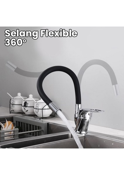 Su Musluk Bağlantı Hortumu Esnek Hortum 20-30 cm Uzatma 360 Derece-Turuncu (Yurt Dışından) fırsatları