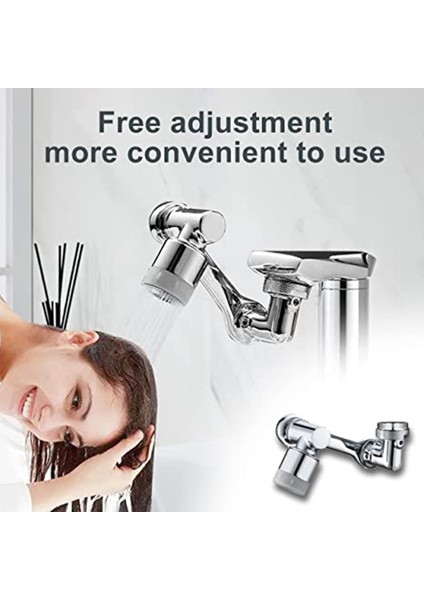 Evrensel Musluk Uzatıcıları 1080 Derece Musluk Havalandırıcı Tekli (Yurt Dışından) fırsatları