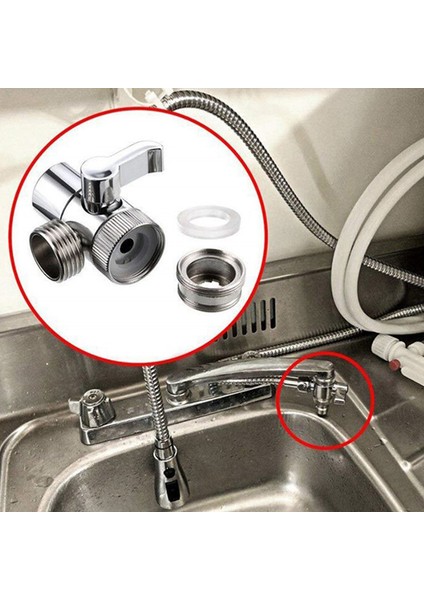 Anahtarı Musluk Adaptörü Mutfak Lavabo Splitter Yönlendirme Vanası Su Musluk Bağlantısı Güneş Işığı Süper Mağaza (Yurt Dışından) modelleri