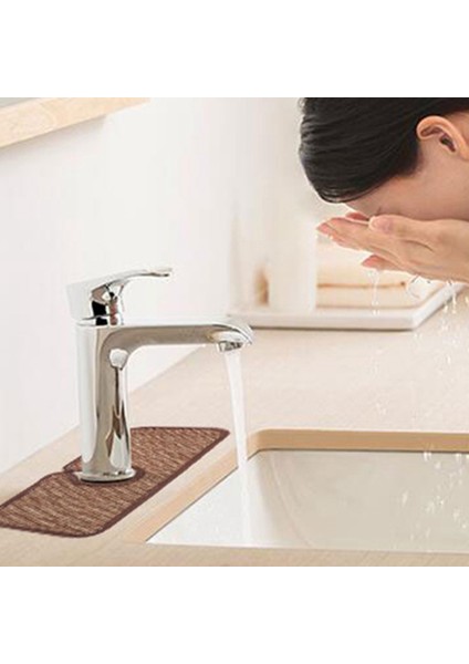 Lavabo Sıçrama Koruması-4 * Musluk Pedi-Gri (Yurt Dışından) modelleri