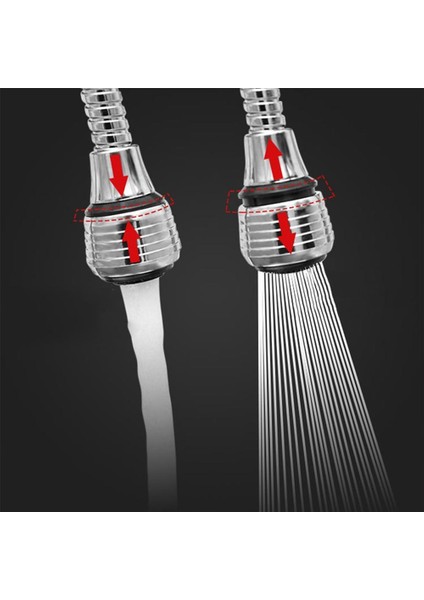 Mutfak Lavabo Su Borusu Bağlantısı 360 Derece Esnek Meme Emzik Su Tasarrufu Evye Musluğu Musluk Genişletici (Yurt Dışından) fırsatları