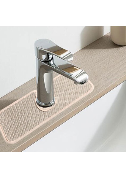 Lavabo Sıçrama Koruması-4 * Musluk Pedi-Kahve Rengi (Yurt Dışından) fırsatları