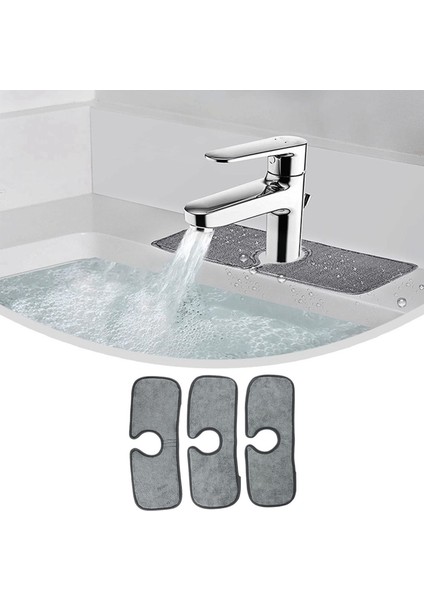 Jaeee Mutfak Musluk Absoent Mat Lavabo Sıçrama Koruması Sıçrama Yakalayıcı Kurutma Havlu Tezgah Koruyucu Mutfak Banyo Için (Yurt Dışından) indirimleri