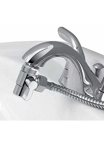 Musluk Bölücü Lavabo Musluk Adaptörü Banyo Lavabo Splitter Su Musluk Bağlantısı Tuvalet Bide Duş Mutfak Aksesuarları (Yurt Dışından)