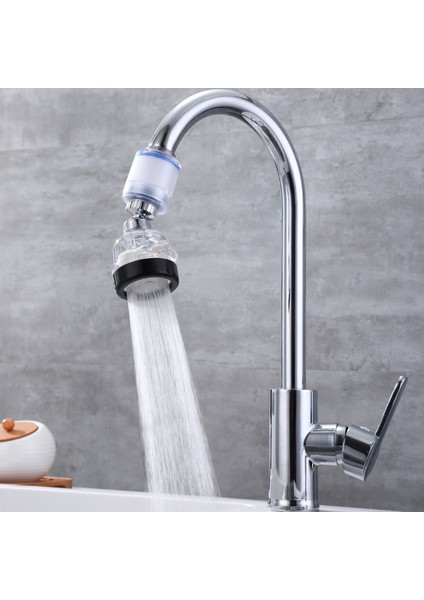 Musluk Için 360° Dönen Nozul Üç Su Çıkış Yöntemi Mutfak ve Banyo Için Filtre Mikser Havalandırıcılı Su Musluğu Nozulu (Yurt Dışından)