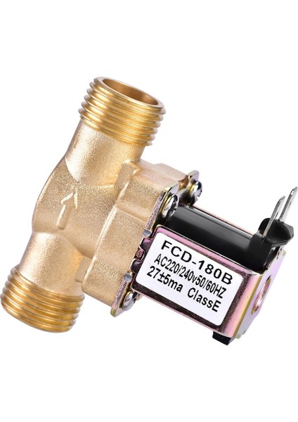 1/2” 220V Elektrikli Solenoid Manyetik Vana Normalde Kapalı Giriş Vanası (Yurt Dışından) fırsatları