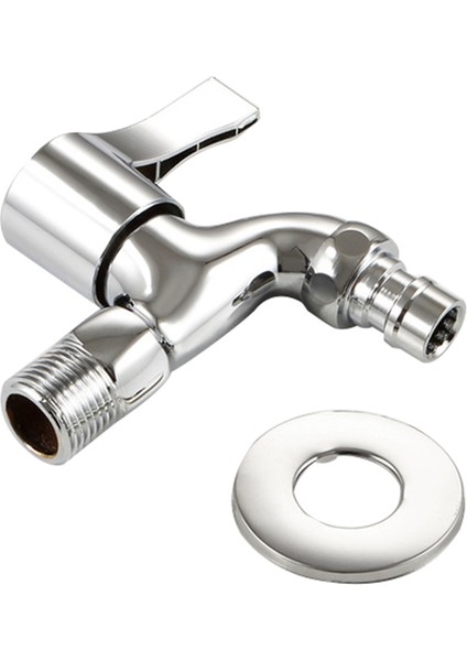 Paslanmaz Çelik Hızlı Açık Musluk Duvara Monte Çamaşır Makinesi Soğuk Su Musluğu (Yurt Dışından) fırsatları