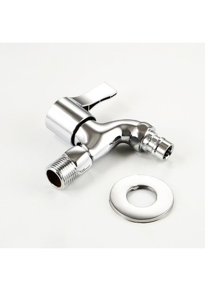 Paslanmaz Çelik Hızlı Açık Musluk Duvara Monte Çamaşır Makinesi Soğuk Su Musluğu (Yurt Dışından) indirimleri