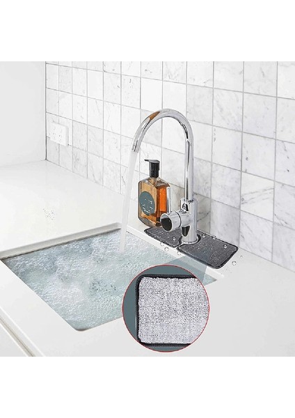 Ncanruı 6 Adet Musluk Emici Mat Lavabo Mikrofiber Musluk Sıçrama Koruma Pedi Tezgah Su Lekeleri Önleyici Mutfak Banyo Için (Yurt Dışından) fırsatları