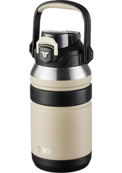 Çelik Termos 1000ML Bej