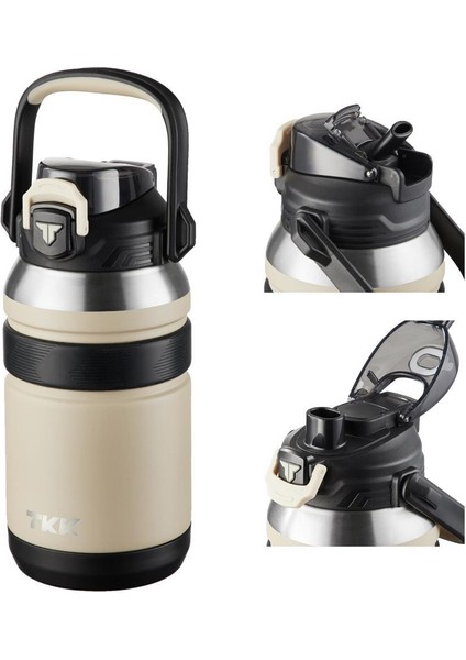 Çelik Termos 1000ML Bej fiyatları