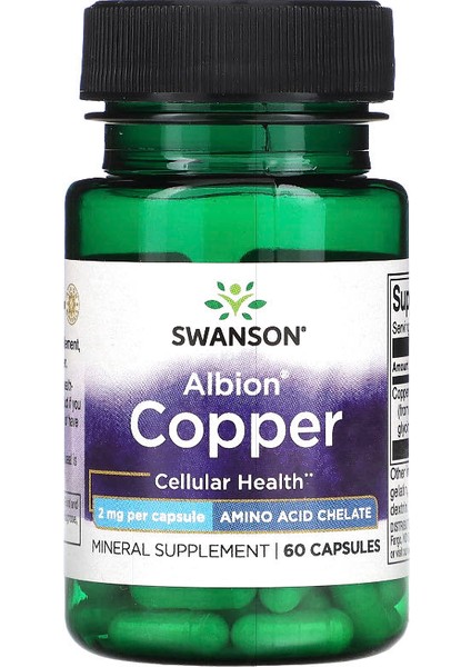 Albion Copper 2 mg 60 Kapsül