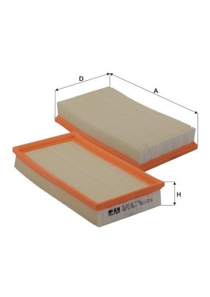 Hava Fıltresı Connect 1,8tdcı 02>13 75-90PS Focus I 1,6 Zetech 16V / 1,8tdcı 98>05FIL HP2061
