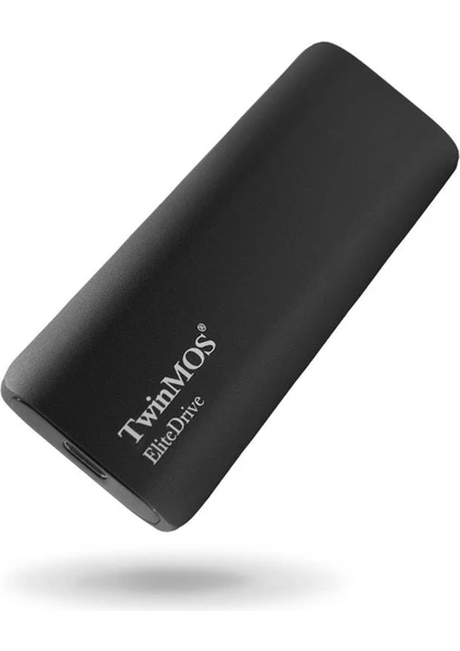 TwinMOS 256GB Taşınabilir Harici SSD USB 3.2/Type-C Siyah (PSSDEGBMED32)