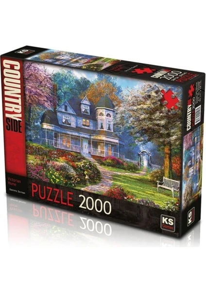 22508 Ks Victorian Ev - Victorian Home 2000 Parça Puzzle