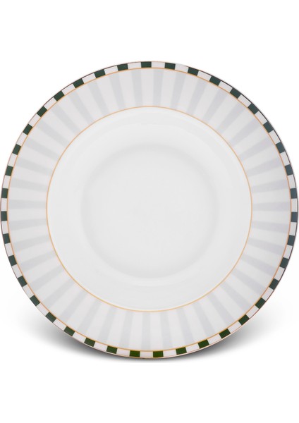 Linea New Year Yılbaşı Çukur Tabak 22 cm Yeşil