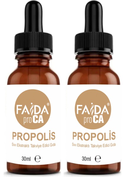 Proca Propolis Ekstraktı Suda Çözünür Damla 2'li 30 ml