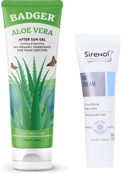 Aloe Vera Jel Set ve Sirenol Bb Krem Seti