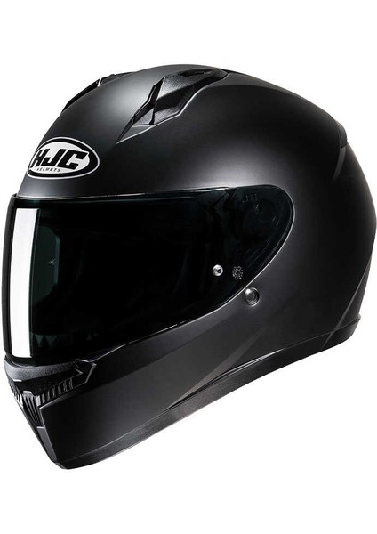 C10 Kapalı Kask Mat Siyah