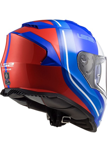Storm 2 Slant Kapalı Kask Mavi-Kırmızı fiyatları