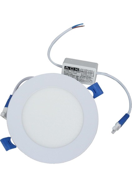 6W 6500K Beyaz Sıva Altı Yuvarlak Led Panel Armatürü AP01-00630