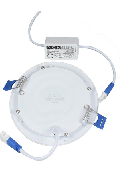 6W 6500K Beyaz Sıva Altı Yuvarlak Led Panel Armatürü AP01-00630