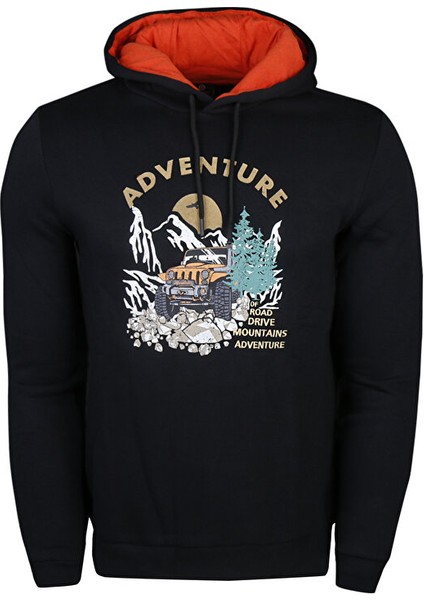 3W ml Wild 17CG575 3pr Erkek Günlük Sweatshirts 101441575 Siyah
