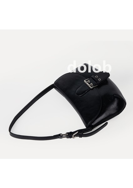 Niş Retro Kadın Omuz Üst Düzey Doku Kadın Parlak Rugan Koltuk Altı Çanta (Yurt Dışından) modelleri