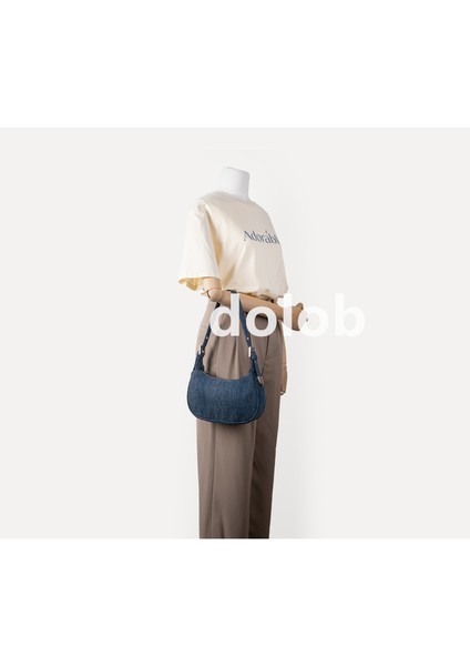 Kadın Moda Trendi Denim Omuz Koltuk Altı Niş Tasarım Çanta (Yurt Dışından) fırsatları