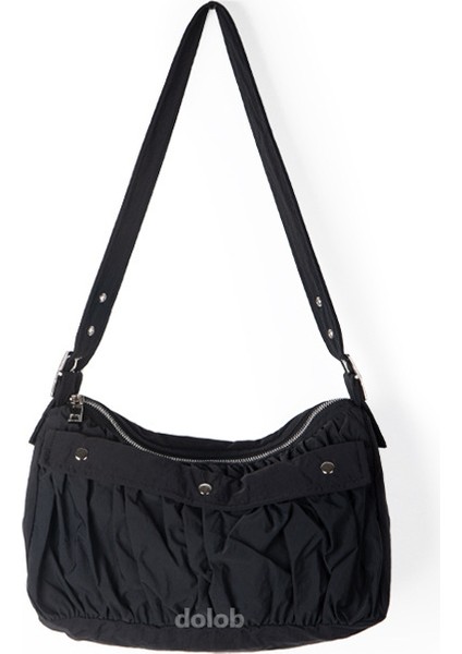 Kadın Crossbody Yaz Büyük Kapasiteli Iş Kıyafeti Kadın Niş Tasarım Pilili Naylon Omuz Çantası (Yurt Dışından)