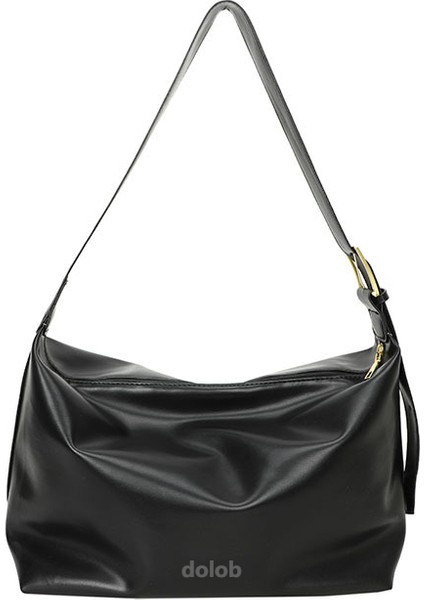 Trendy Büyük Kapasiteli Kadın Çok Yönlü Işe Gidiş Omuz Moda Retro Crossbody Kolej Tarzı Niş Tote Çanta (Yurt Dışından)