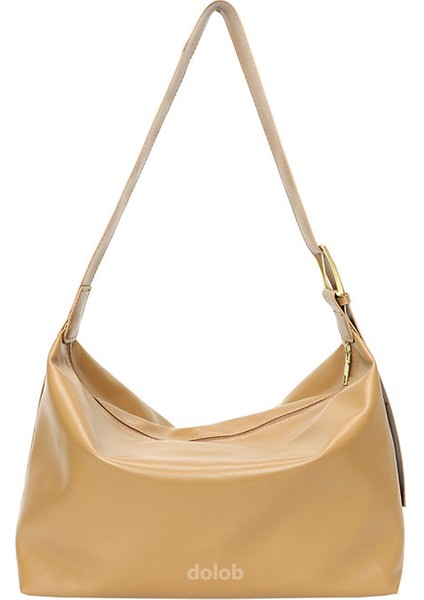 Trendy Büyük Kapasiteli Kadın Çok Yönlü Işe Gidiş Omuz Moda Retro Crossbody Kolej Tarzı Niş Tote Çanta (Yurt Dışından)