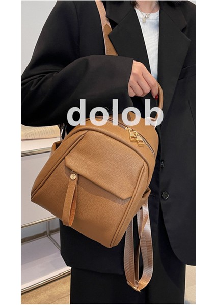 Kadın Yumuşak Deri Kadın Sırt Moda Edebi Seyahat Küçük Sırt Kadın Çanta (Yurt Dışından) modelleri