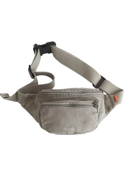Kadın Crossbody Yıkanmış Kanvas Kadın Düz Renk Omuzdan Askili Edebi Rahat Göğüs Çanta (Yurt Dışından)