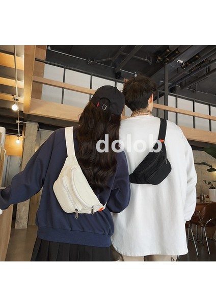 Kadın Crossbody Yıkanmış Kanvas Kadın Düz Renk Omuzdan Askili Edebi Rahat Göğüs Çanta (Yurt Dışından) fırsatları