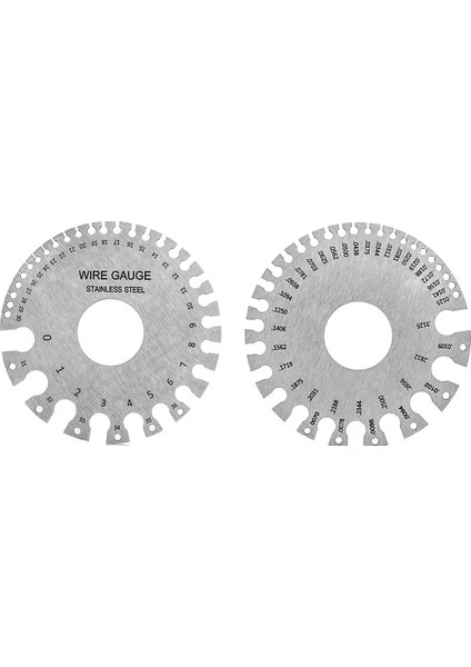 Işaretleme Ölçer Çift Taraflı Tel Ölçer Ölçüm Aracı 0-36 Amerikan Standardı ve 2 Adet Kaynak Kalınlığı Ölçerler (Yurt Dışından) indirimleri