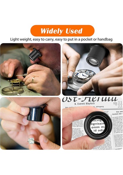 Namuny 4 Adet Büyüteç Gözlük Büyüteç Seti 5x 10X 15X 20X Izle Onarım Büyüteç Büyüteç Seti Büyüteç Saat Takı Için (Yurt Dışından)