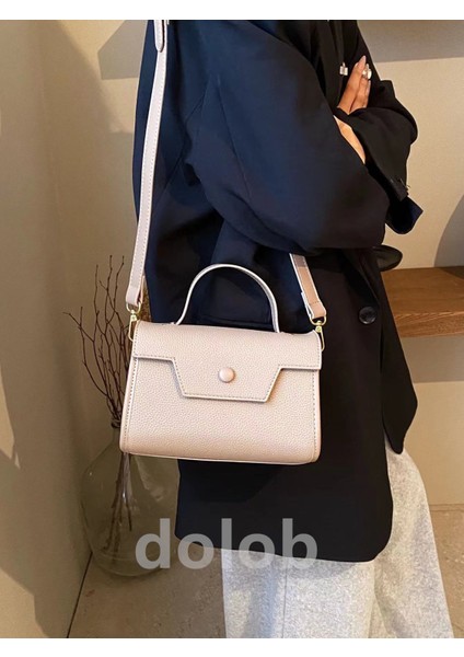 Kadın Üst Düzey Moda Retro Kadın Çok Yönlü Gündelik Hafif Lüks Elde Tutulan Omuz Çapraz Askılı Çanta (Yurt Dışından)