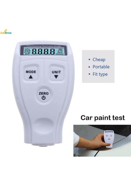 Araba Oto Mini Boyut Kalınlık Ölçümü Için Boyama Kalınlığı Ölçer GM200 (Yurt Dışından)
