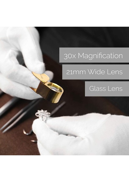 Kuyumcular Göz Büyüteç Cam Lens Büyüteç Büyüteç Ev Çalışma Dükkanı Sınıf Takı Paraları Pullar Izle Tanımlama (Yurt Dışından) modelleri