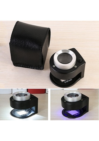 Flyeer 30X Büyüteç Büyüteç, 6 LED Işıklı, Şarj Edilebilir Taşınabilir Masaüstü Metal Kuyumcular Büyüteç, Işıklı Büyüteç (Yurt Dışından) fırsatları