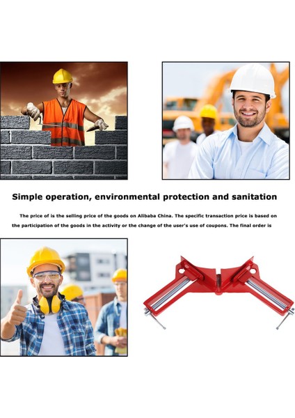 Çok Işlevli 4 Inç 90 Derece Sağ Açı Klip Resim Çerçevesi Köşe Kelepçesi (Yurt Dışından) fiyatları